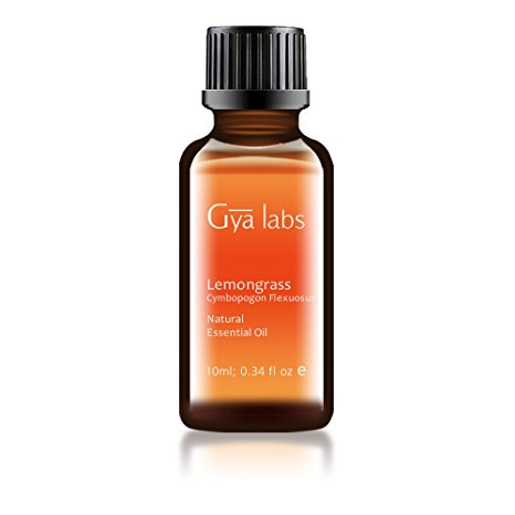 Lemongrass Essential Oil 10ml 100% Natural & Organic Gya Labs