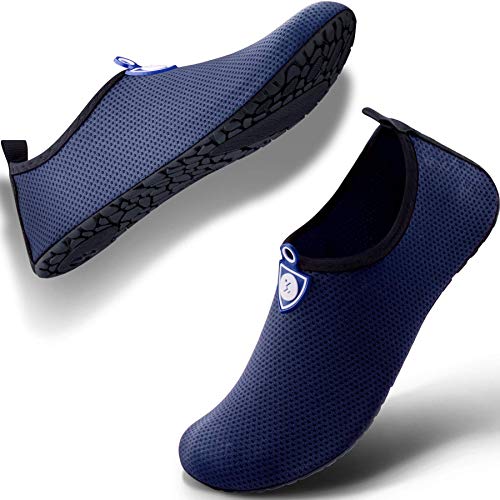 SIMARI Womens and Mens Water Shoes Quick-Dry Aqua Socks Barefoot for Outdoor Beach Swim Sports Yoga Snorkeling SWS002