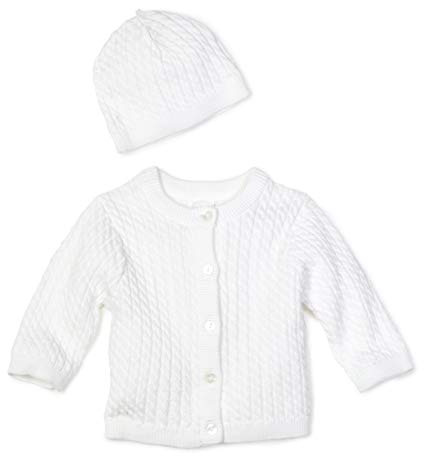 Little Me Unisex-Baby Newborn Lovable Cable Sweater