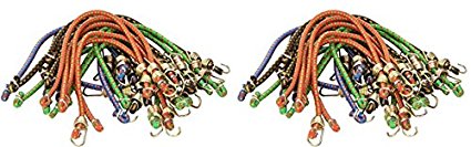 Highland (9052000) 10" Mini Bungee Cord - 40 Pieces