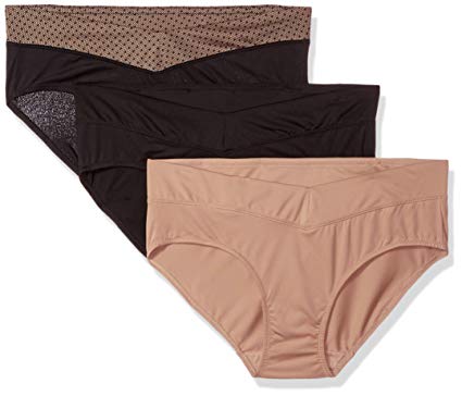 Warner's Women's Blissful Benefits No Muffin Top 3 Pack Hipster Panties