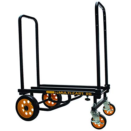 ADVANTUS Multi-Cart 8-in-1 Cart, 500 Pound Capacity, Black/Yellow (86201)