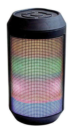 Craig Electronics CMA3611 Portable Speaker with Color Changing Lights and Bluetooth Wireless Technology
