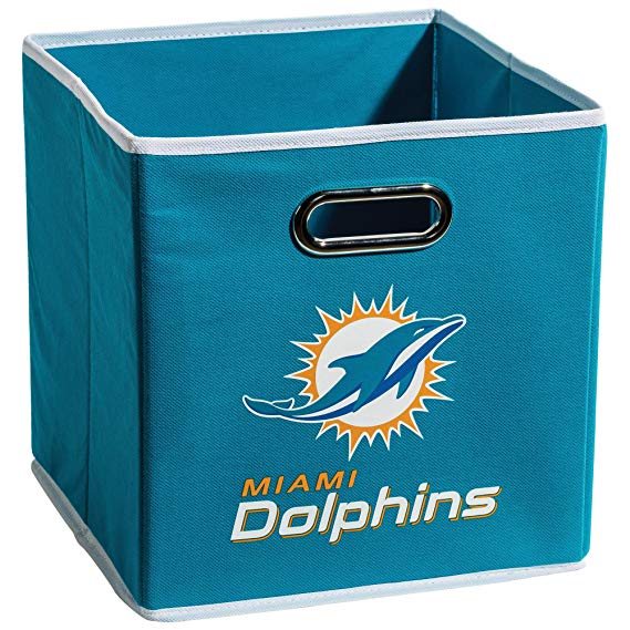Franklin Sports NFL Team Fabric Storage Cubes - Made to Fit Storage Bin Organizers (11x10.5x10.5)