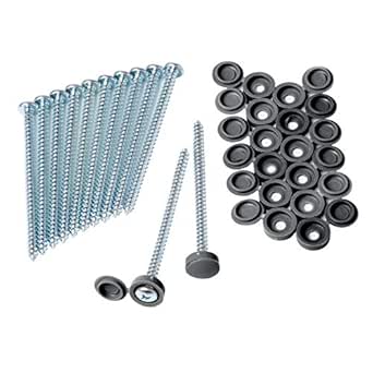 Polaris Homeside Shutter Screws & Caps 410 Gray