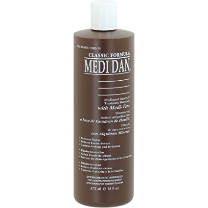 Clubman Medi Dan Classic Medicated Dandruff Treatment Shampoo, 16 Fluid Ounce