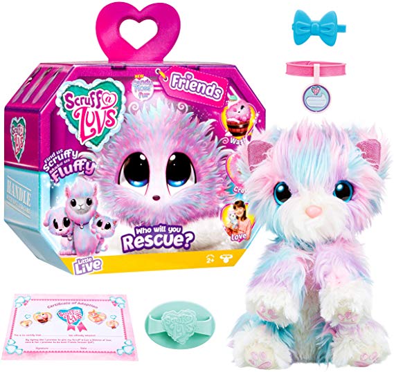 Little Live Scruff-a-Luvs Plush Mystery Rescue Pet - Candy Floss