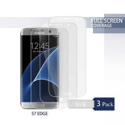 3-PACK Samsung Galaxy S7 Edge Screen Protector - Anti-Explosion - Super Flexible Film- Full Screen Coverage - HD Ultra Clear Film