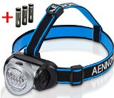 LED Head Torch Flashlight for Camping Running Cycling Climbing Reading DIY and More Best Headlamp w FREE Batteries Is Lightweight and Comfortable - Makes a Great Gift