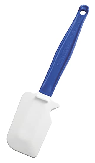 Rubbermaid Commercial High Heat Silicone Spatula, 9.5", Blue Handle, 1981141