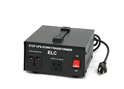 ELC T-1500 1500-Watt Voltage Converter Transformer - Step Up/Down - 110V/220V - Circuit Breaker Protection