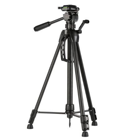 KampF Concept Light Pod TL2023 60152cm Professional Extendable Light Weight Travel Camera Tripod kit with 3 Aluminum Alloy Sections for Canon Nikon Sony Fujifilm DSLR Cameras