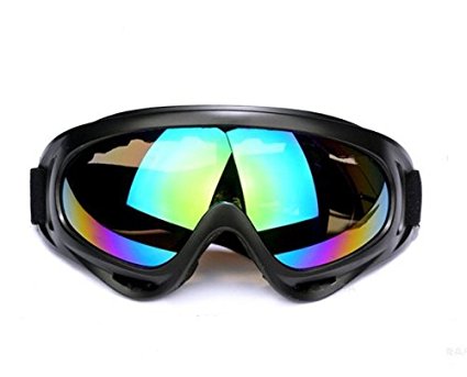 CycleMore Outdoor Motorcycle Bike Snowmobile Ski Goggles Protective Eyewear with Scratch Resistant Lens Safety Protective