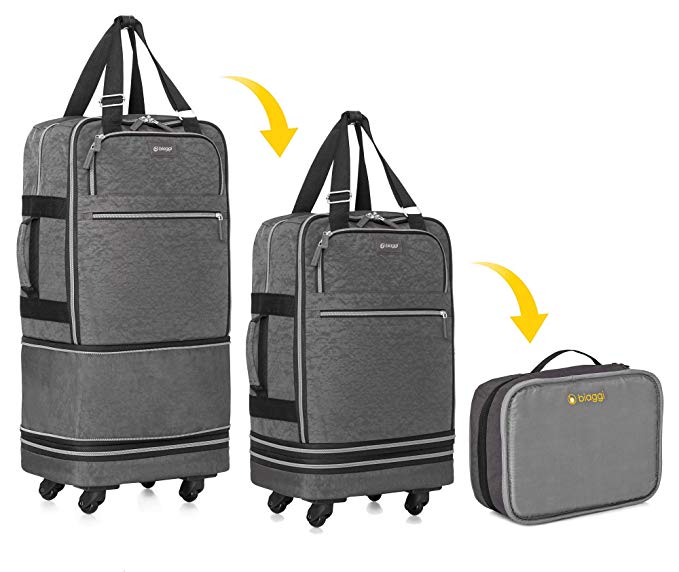 Biaggi Luggage Zipsak Boost! Expandable Carry On - 22" Expands to 28"