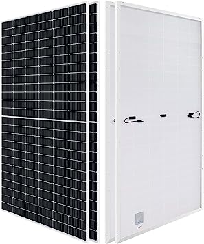 Renogy 2PCS Solar Panel Kit 550 Watts 12/24 Volts Monocrystalline PV Power Charger On/Off-Grid Supplies for Rooftop Charging Station Farm Yacht and Other Off-Grid Applications, UL Certified