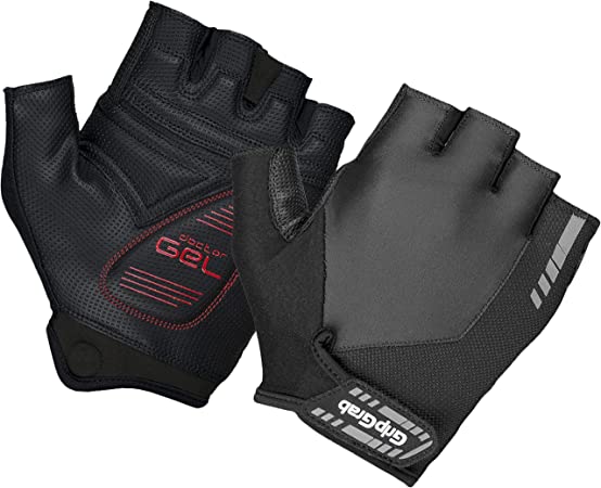 GripGrab ProGel Padded Anti Slip Short Finger Summer Cycling Gloves Comfortable Cushioned Fingerless Multiple Colours