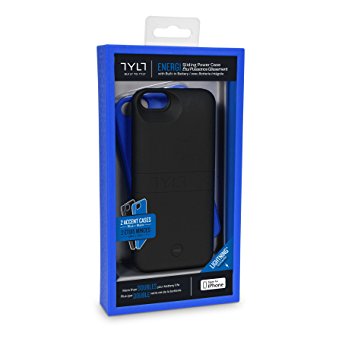 Tylt Energy Sliding Power Case for iPhone 5/iPhone 5s - Retail Packaging - Blue