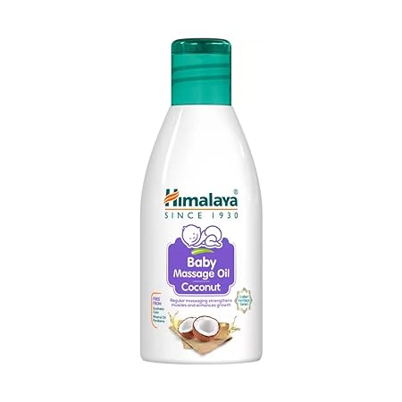 Himalaya Baby Massage Oil (Coconut) 200 ml, White