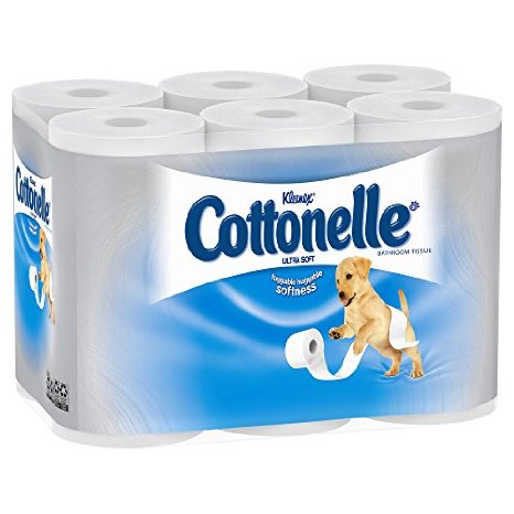 Cottonelle Ultrasoft Bulk Toilet Paper (12456), Standard Toilet Paper Rolls, 48 Rolls / Case (4 Packs of 12)