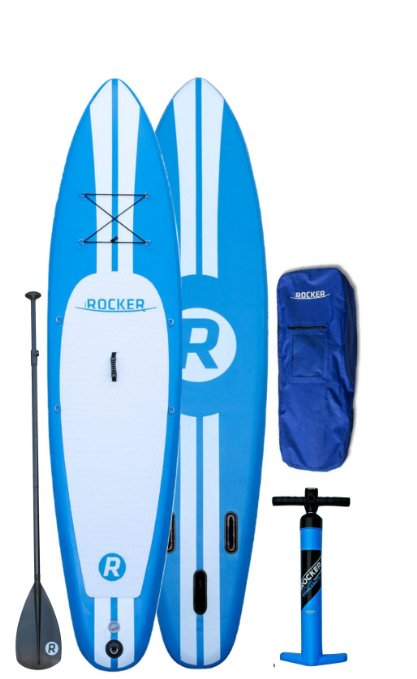 iRocker Paddle Boards 10' (6" Thick) Inflatable SUP Package: 2 YR Warranty
