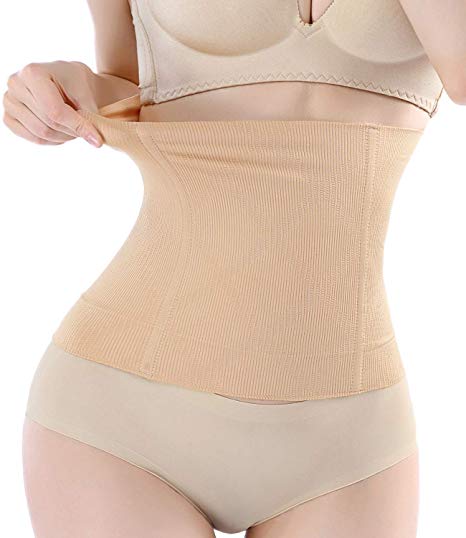 FOUMECH Women's Waist Shapewear Belt-Postpartum Belly Wrap Band-Girdles for Women Body Shaper Tummy Control Waist Cincher