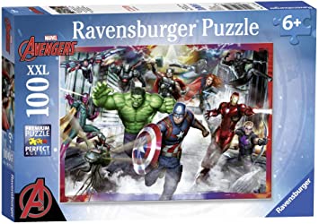 Ravensburger 10771 Marvel Avengers Assemble XXL Jigsaw Puzzle - 100 Pieces