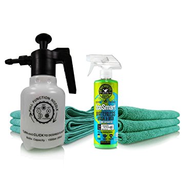 Chemical Guys HOL401 Eco Friendly Drought-Buster Waterless Car Wash & Wax Kit (8 Items)