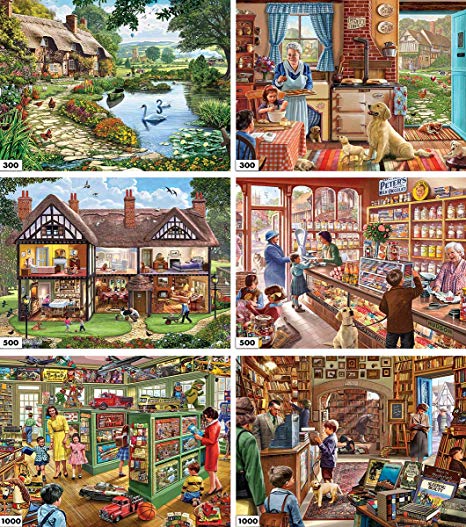 White Mountain Puzzles 6-in-1 Steve Crisp Collection - 3600 Piece Jigsaw Puzzle