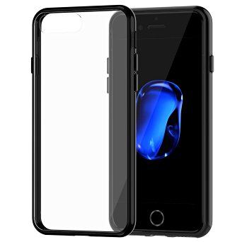 iPhone 7 Plus Case, JETech Apple iPhone 7 Plus Case Cover Shock-Absorption Bumper and Anti-Scratch Clear Back for iPhone 7 Plus 5.5 Inch (Black) - 3431