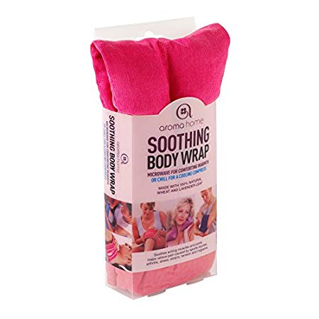Aroma Home Hot and Cold Soothing Body Wrap Pink