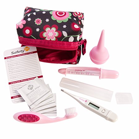 Safety 1st Baby's 1st Healthcare Kit, Raspberry