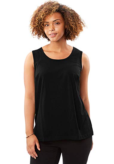 Woman Within Women's Plus Size Perfect Tank Top