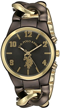 U.S. Polo Assn. Women's USC40177 Analog Display Analog Quartz Two Tone Watch