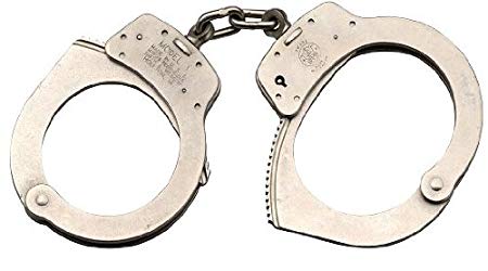 Smith & Wesson 350132 Model 1 Universal Oversize Handcuff Nickel, Silver