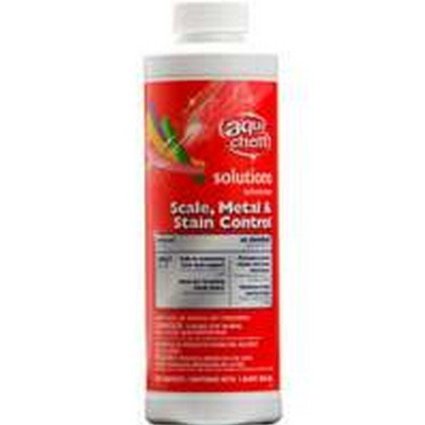 Aqua Chem Scale Metal and Stain Control for Swimming Pools 1-Quart