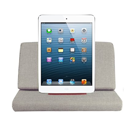Eworld - Tablet Pillow Holder - iPad Pillow Tablet Stand Sofa Book Rest Support Reading Wedge Pillow for Bed/Book/iPad/Nexus/Galaxy