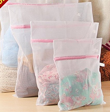 Set of 4 Mesh Laundry Bags 1 Extra Large,Travel Laundry Bag for Blouse, Hosiery, Stocking, Underwear, Bra and Lingerie