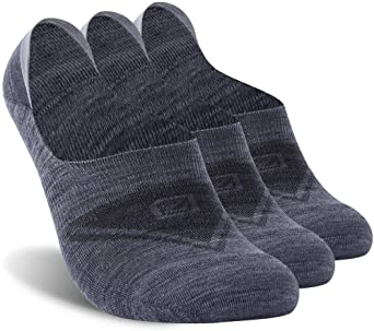 Athletic Running Socks, ZEALWOOD Unisex Merino Wool Anti-blister Cushion Hiking Socks,1/3 Pairs