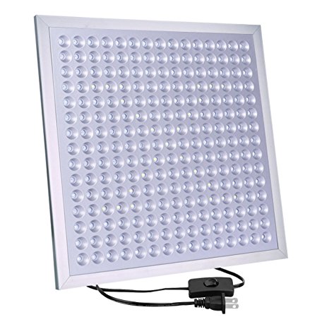 LED Grow Light Growstar 45W Plant Lights Bulbs Panel Series full spectrum for Hydroponic Aquatic Indoor Plants 13" 225 LEDS