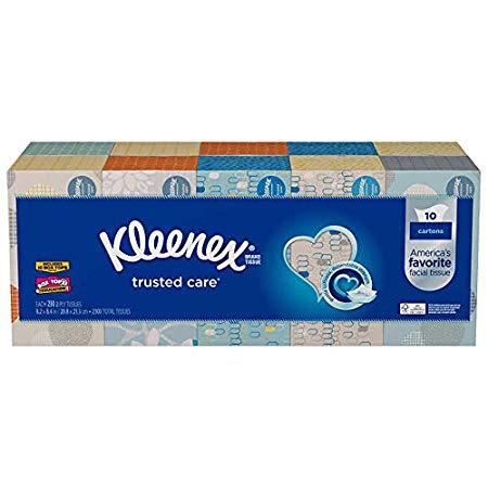 Kleenex Facial Tissue Family Pack White 230-count (Pack of 10)