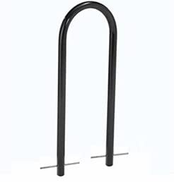 Global Industrial U-Rack Bike Rack, Black, Below Ground Mount, 2-Bike Capacity