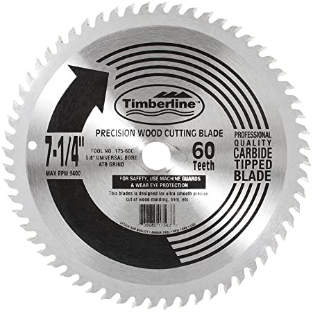 Timberline - 7-1/4" X 60T Carded (175-60C)