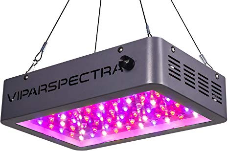 VIPARSPECTRA Newest Dimmable 600W LED Grow Light, with Daisy Chain, Dual Chips Full Spectrum LED Grow Lamp for Hydroponic Indoor Plants Veg and Flower(10W LEDs 60Pcs)