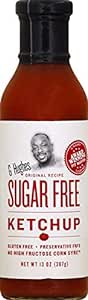 G Hughes Sugar Free Ketchup, 13 oz, Set of 3