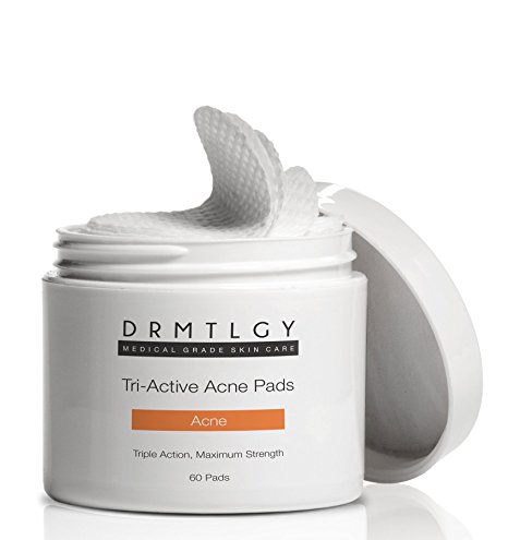 Dermatologist Recommended Acne Pads. Maximum Strength Acne Treatment With Three Active Ingredients: Salicylic Acid, Glycolic Acid, Lactic Acid. Alcohol-Free For Face And Body Acne