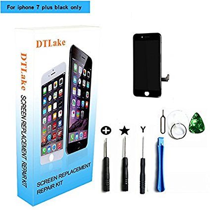 Repair and Replacement LCD Display & 3D Touch Screen Digitizer Assembly for iPhone 7 plus(5.5 inch) replacement (black)
