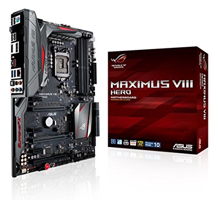 ASUS Maximus VIII Hero Motherboard - Grey/Red/Black