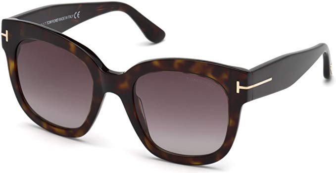 Sunglasses Tom Ford FT 0613 -F Beatrix- 02 52T dark havana / gradient bordeaux