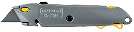 3 Pack Stanley 10-499 Quick Change Retractable Blade Utility Knife