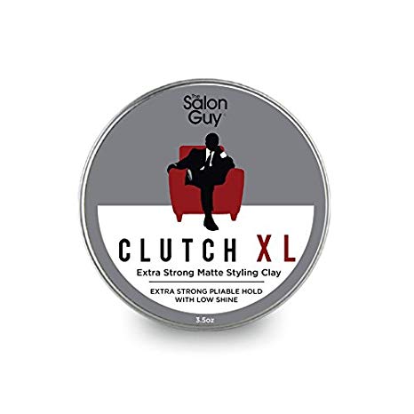 TheSalonGuy CLUTCH XL Extreme Hold Matte Hair Clay 3.5 oz